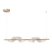 Pendente Led Ruban Ori 22W 3000K Dourado Fosco Nordecor