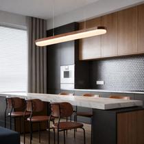 Pendente Led Soft Luminária de Teto Madeira Sala Mesa Jantar 98cm Luz 3em1 Bivolt Pendente Led Soft Luminária de Teto Madeira Sala Mesa Jantar 98cm Luz 3em1 Bivolt