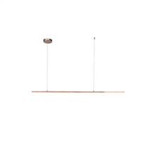 Pendente led tóquio retangular rose 180cm - hevvy - sl-0517/180rose