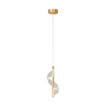 Pendente LED Venezza 7W 3000K 300Lm Dourado Bivoltolt Eletrorastro Pendente LED Venezza 7W 3000K 300Lm Dourado Bivoltolt Eletrorastro
