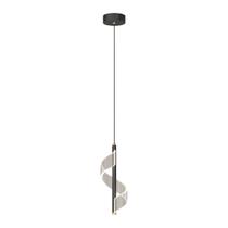 Pendente LED Venezza 7W 3000K 300Lm Preto Bivoltolt Eletrorastro