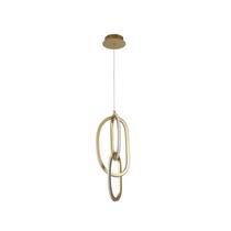 Pendente Led Zena Ori Dourado 79W