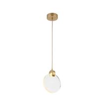 Pendente Led Zoe Dourado 3000K Nordecor 2412 Pendente Led Zoe Dourado 3000K Nordecor 2412