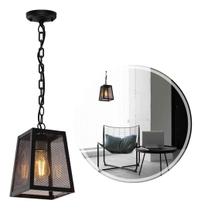 Pendente London 4 Faces Preto P/ E27 AM402T-M ST3009