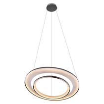 Pendente Loop Cromado e Branco LED 76W 3000K HM010CR Bella ST2542