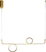 Pendente looping dourado Pendente looping dourado
