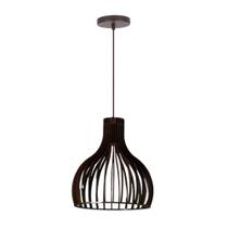 Pendente Luanda Peq Tabaco 1 Lampada E-27 PD600/PQ_TB Kin Light