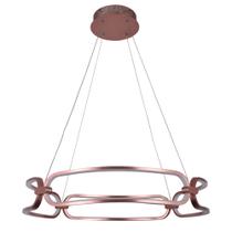 Pendente lúmina rose gold (d)60cm (a)9.5cm 1x50w 3000k 2500lm