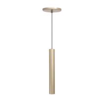 Pendente Luminalux Tubo Luna Lavabo Alumínio 30cm Moderno
