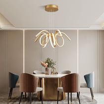 Pendente Luminaria de Led Dourado Branco Quente 50cm 60w Pendente Luminaria de Led Dourado Branco Quente 50cm 60w