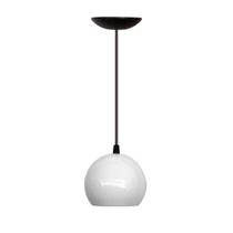 Pendente Luminária de Teto Cúpula Bola Suporte Plástico - Soquete E-27 ABF Luminárias