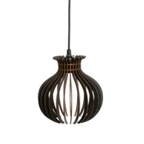 Pendente Luminária de teto De Balcão Estilo Onion Rústico Cor Preto Pendente Luminária de teto De Balcão Estilo Onion Rústico Cor Preto