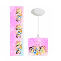 Pendente luminaria de teto infantil bebe- princesas