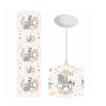 Pendente luminaria de teto infantil bebe- safari arca de noe