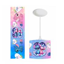 Pendente luminaria de teto infantil - stitch angel Pendente luminaria de teto infantil - stitch angel