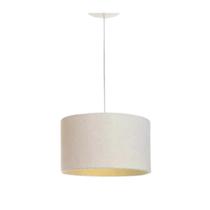 Pendente Luminária De Teto Modelo Lustre De Linho Palha Para Sala Quarto Cozinha Redondo