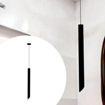 Pendente Luminária De Teto Moderno de Tubo Cilindro 50cm 3w Com Lâmpada Gu10 Para Sala, Cozinha, Varanda,