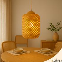 Pendente Luminaria De Teto Rustica Artesanal Sofisticado Led Komodo 17