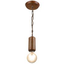 Pendente Luminária Em Madeira Rústica Pendente Luminária Em Madeira Rústica