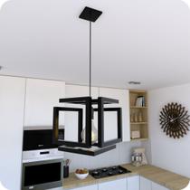 Pendente Luminária Infinity Industrial Preto Pendente Luminária Infinity Industrial Preto