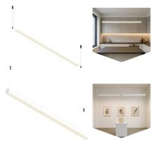 Pendente Luminária Linear Direto indireto 1m Teto Moderno