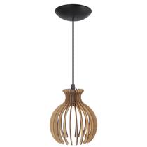 Pendente Luminária Nacar E27 Madeira Sala Moderno Desmontada Pendente Luminária Nacar E27 Madeira Sala Moderno Desmontada