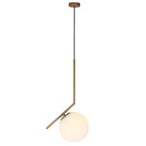 Pendente Luminária Pérola Led 45cm Dourado Sindora Pendente Luminária Pérola Led 45cm Dourado Sindora
