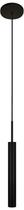 Pendente Luminária Teto Tubo Sala Cama Cabeceira Preto 40Cm