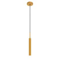 Pendente Luminária Teto Tubo Sala Quarto Cama Dourado 40Cm Pendente Luminária Teto Tubo Sala Quarto Cama Dourado 40Cm