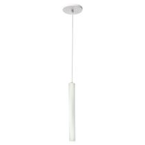 Pendente Luminária Tubo Branco 30 Cm