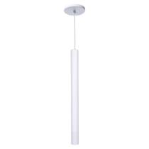 Pendente Luminária Tubo Branco 40 Cm