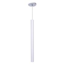 Pendente Luminária Tubo Branco 50 Cm + Lâmpada LED Branco Frio Pendente Luminária Tubo Branco 50 Cm + Lâmpada LED Branco Frio