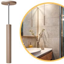 Pendente Luminária Tubo Fendi 30 Cm