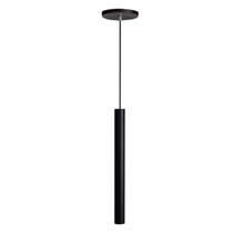 Pendente Luminária Tubo Preto 40 Cm - AZ Casa Decor