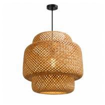 Pendente Luminária Vero Florença em Bambu 40x40 cm Pendente Luminária Vero Florença em Bambu 40x40 cm
