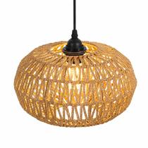 Pendente Luminária Vero Nápoles em Bambu 30x17 cm Pendente Luminária Vero Nápoles em Bambu 30x17 cm