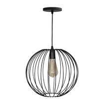 Pendente Lustre Aramado Bola Preto: Estilo Moderno e Funcional para Seu Espaço