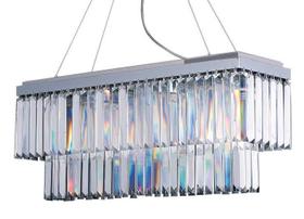 Pendente Lustre Ceos De Cristal Para Led