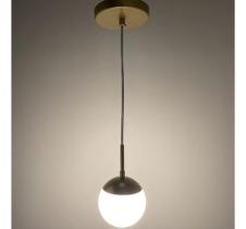 Pendente lustre de Teto Moderno Jabuticaba Com Globo Vidro com Lâmpada branco quente Para sala de estar, cozinha, Quarto