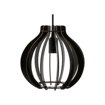 Pendente Lustre De Teto Sala Cozinha Ball Aramado Preto