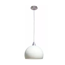 Pendente Lustre Globo De Vidro 30x30 Leitoso Trio Especial - Cafglass