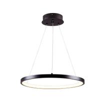 Pendente Lustre Led Moderno 1 Aro Arco Anel Atenas 40Cm 18W