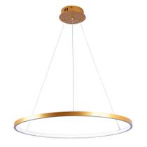 Pendente Lustre Led Moderno 1 Aro Arco Anel Atenas 60Cm 29W - Esquilos Shop