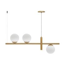 Pendente Lustre Luminalux Zurique Haven 3 Globos 150mm