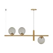 Pendente Lustre Luminalux Zurique Haven 3 Globos 150mm