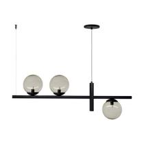 Pendente Lustre Luminalux Zurique Haven 3 Globos 150mm
