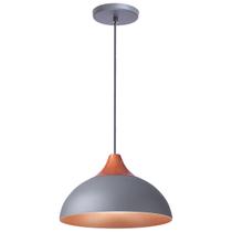 Pendente Lustre Luminária Elegance Cinza Pendente Lustre Luminária Elegance Cinza