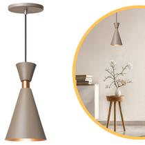 Pendente Lustre Luminária Mini Pequim 24cm Fendi Pendente Lustre Luminária Mini Pequim 24cm Fendi