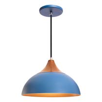 Pendente Lustre Luminária Panama Azul