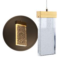 Pendente Lustre Waterfall Retangular C/ LED Multicor LUS-12 ST3136 Pendente Lustre Waterfall Retangular C/ LED Multicor LUS-12 ST3136